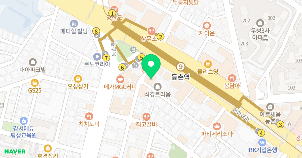 엠제이타운 위치 지도 - 서울특별시 서울특별시 양천구 목동 605-17