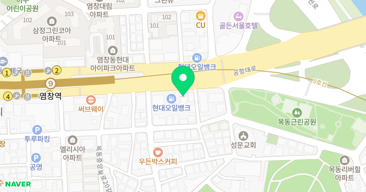 목동 아가도스 오피스텔 위치 지도 - 서울특별시 서울특별시 양천구 목동 516-2