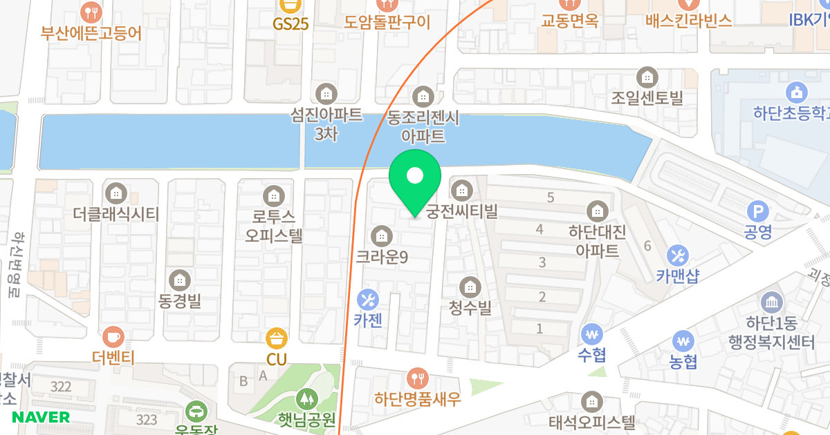 (604-8) 위치 지도 - 부산광역시 사하구 동매로29번길 17