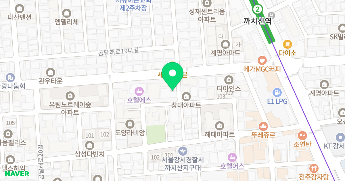 (918-2) 위치 지도 - 서울특별시 서울특별시 강서구 화곡동 918-2
