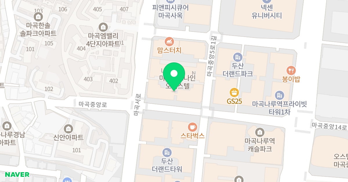마곡일성트루엘플래닛 위치 지도 - 서울특별시 서울특별시 강서구 마곡동 758-2
