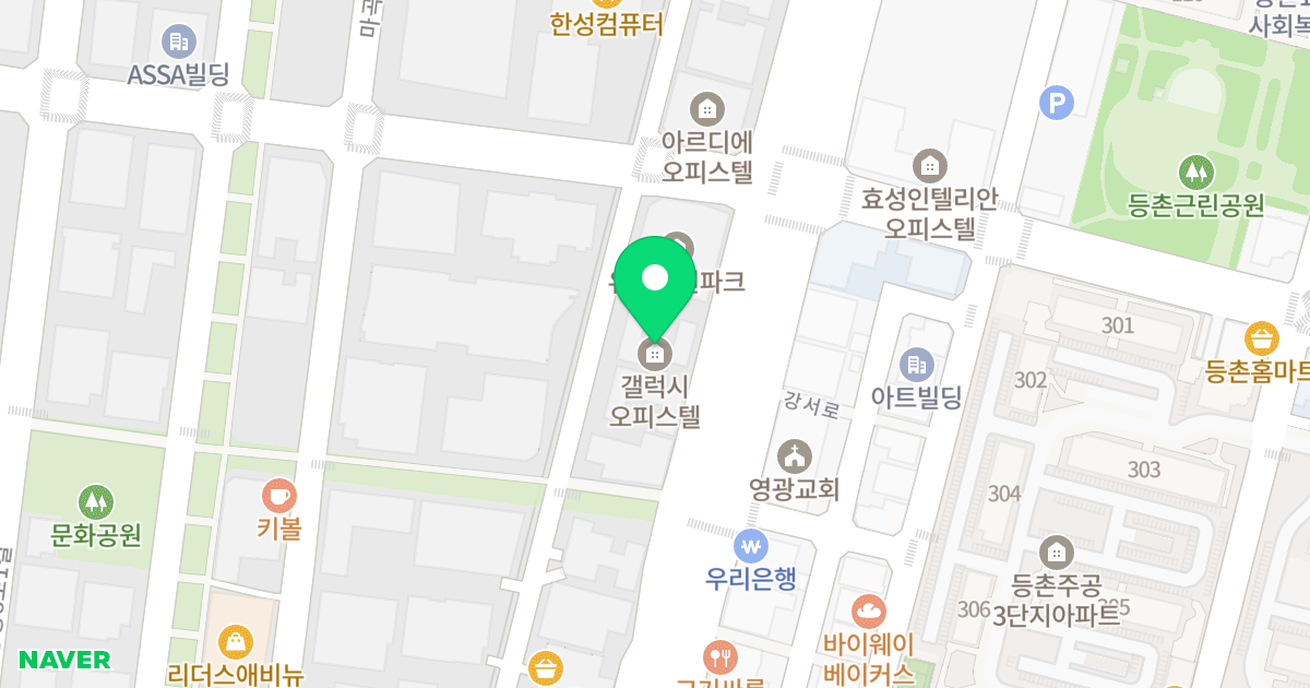 갤럭시인텔리젼스 위치 지도 - 서울특별시 서울특별시 강서구 마곡동 793-2