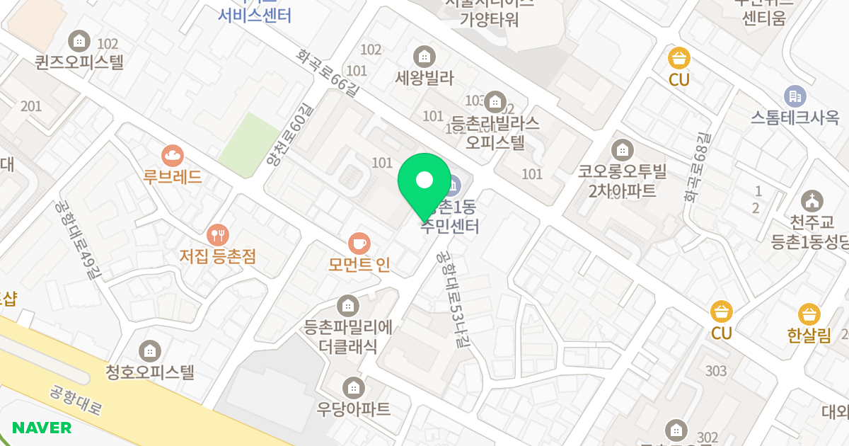 신도그랑피아오피스텔 위치 지도 - 서울특별시 서울특별시 강서구 등촌동 642-2