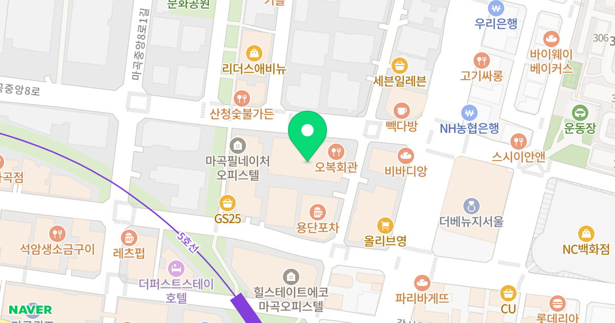 마곡아이파크 위치 지도 - 서울특별시 서울특별시 강서구 마곡동 795-2