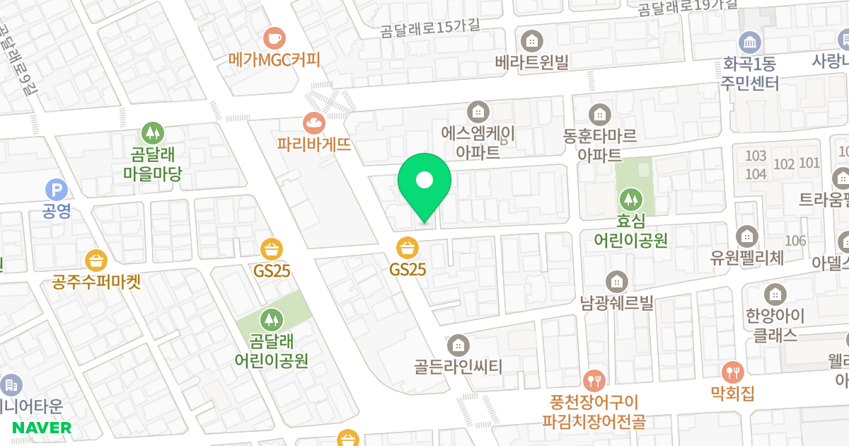 에스엠케이오피스텔 위치 지도 - 서울특별시 서울특별시 강서구 화곡동 937-13