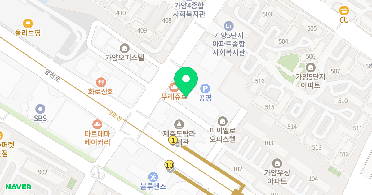 이스타빌2차 위치 지도 - 서울특별시 서울특별시 강서구 가양동 1480-1