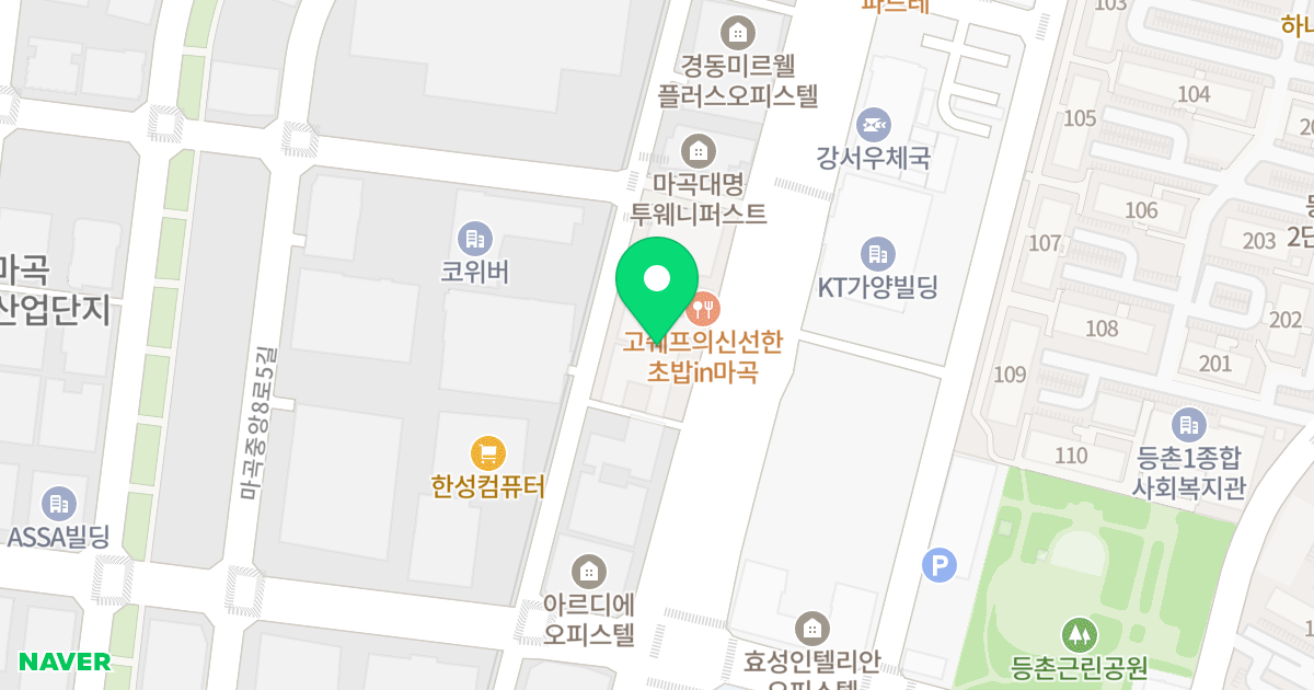 마곡오드카운티2차 위치 지도 - 서울특별시 서울특별시 강서구 마곡동 784-9