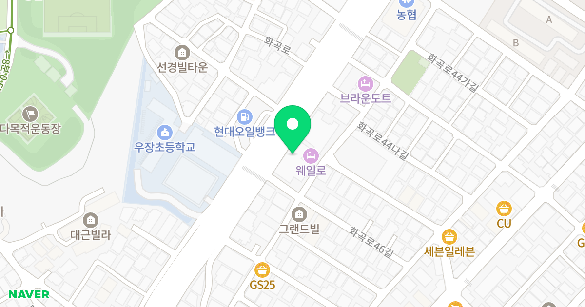 크라운뷰 위치 지도 - 서울특별시 서울특별시 강서구 화곡동 982-17