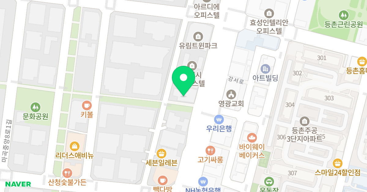 엘리안 위치 지도 - 서울특별시 서울특별시 강서구 마곡동 793-4