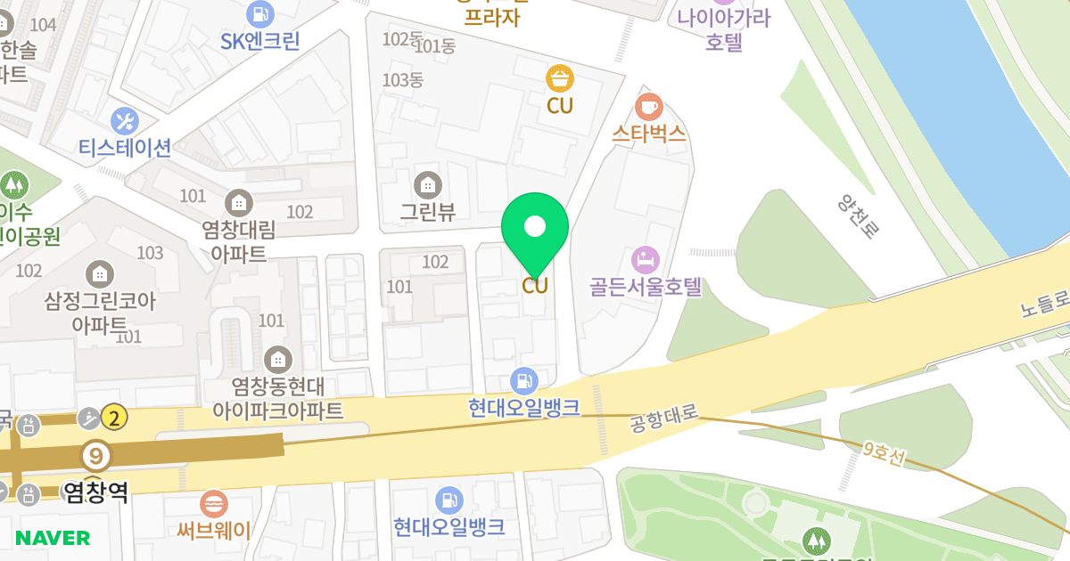 팔레시움 위치 지도 - 서울특별시 서울특별시 강서구 염창동 283-2