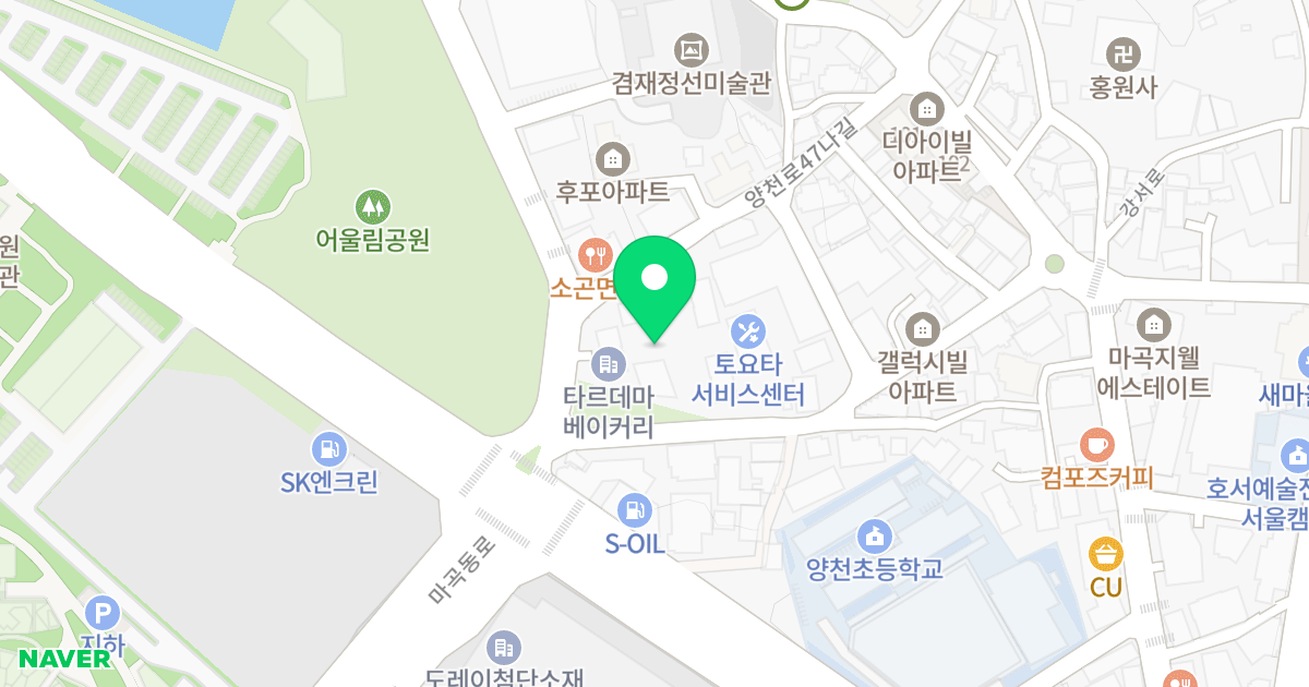 마곡보타닉투웨니퍼스트 위치 지도 - 서울특별시 서울특별시 강서구 가양동 257-1