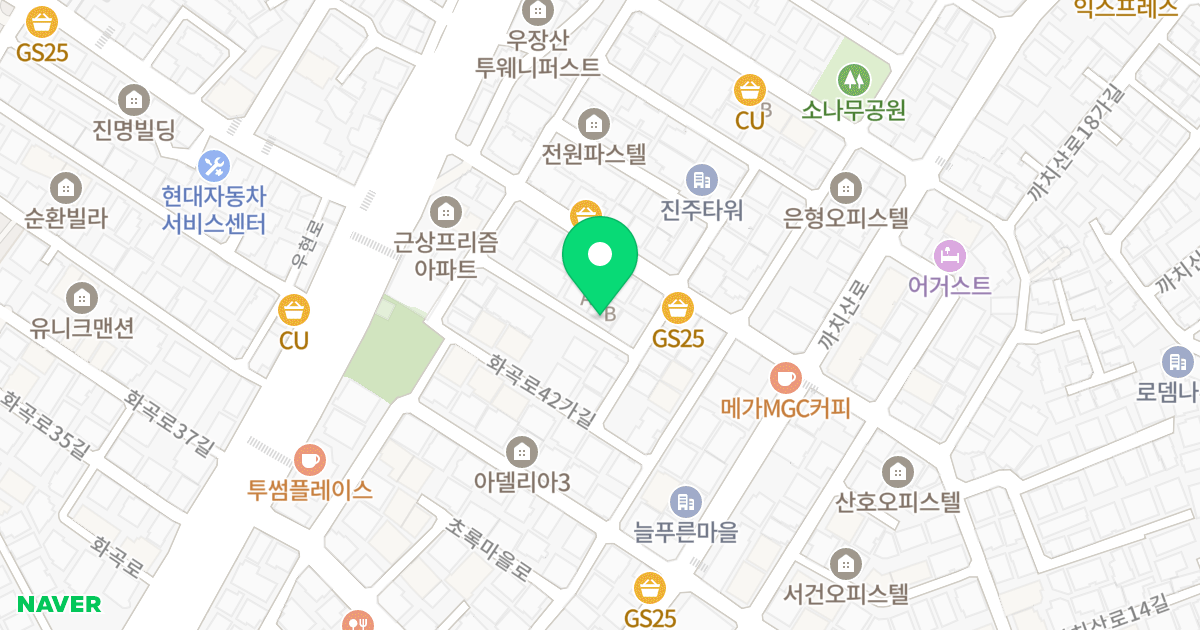 (24-104) 위치 지도 - 서울특별시 서울특별시 강서구 화곡동 24-104