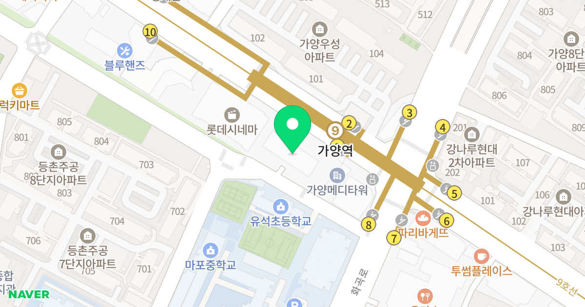 삼부르네상스 위치 지도 - 서울특별시 서울특별시 강서구 등촌동 75-1