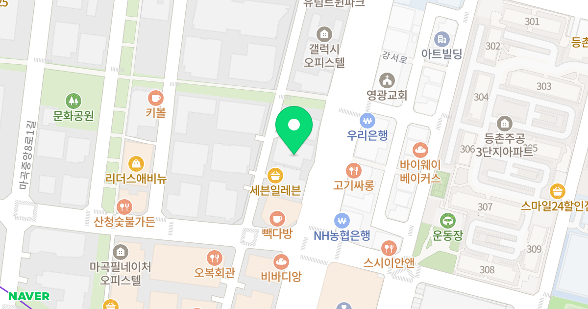 매그넘793 위치 지도 - 서울특별시 서울특별시 강서구 마곡동 793-7