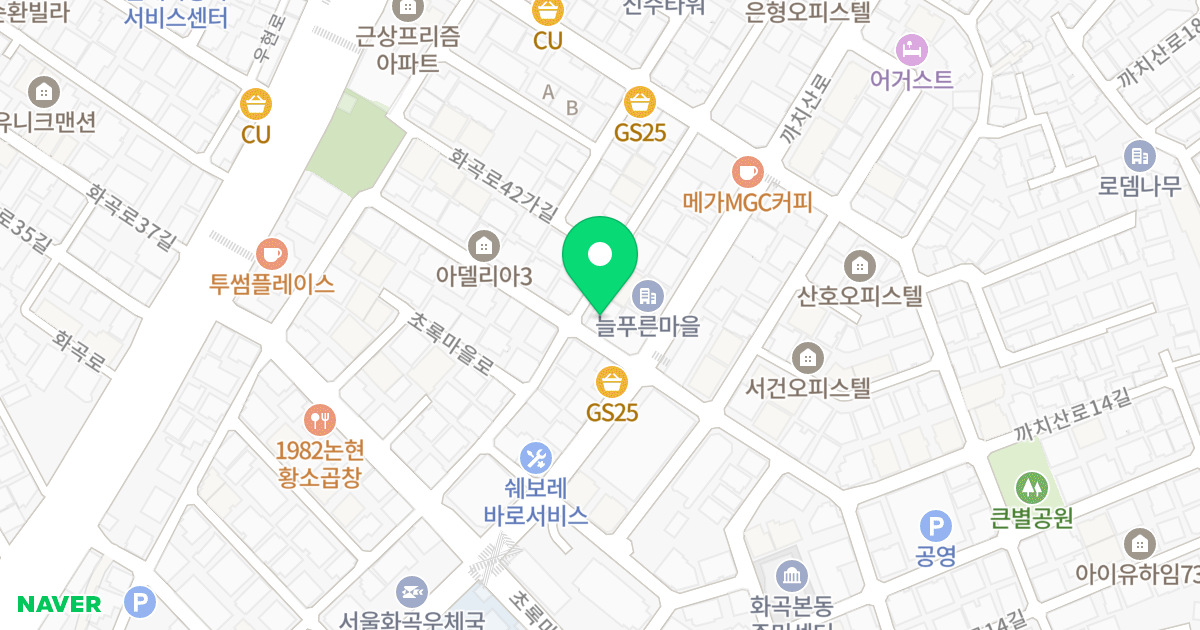 서경홈타운 위치 지도 - 서울특별시 서울특별시 강서구 화곡동 24-144