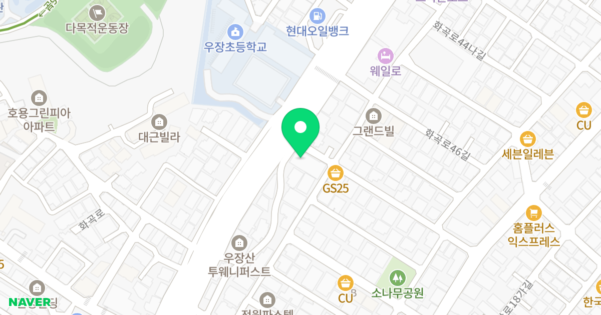 자하클래식 위치 지도 - 서울특별시 서울특별시 강서구 화곡동 24-39