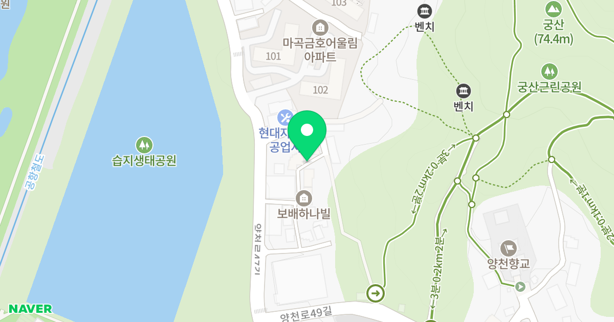 청람아트빌 위치 지도 - 서울특별시 서울특별시 강서구 마곡동 6-4
