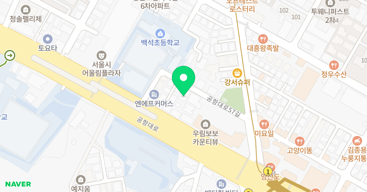 소미골드타운 위치 지도 - 서울특별시 서울특별시 강서구 등촌동 649-18