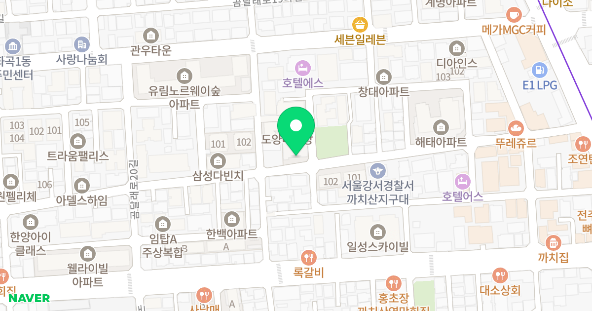 (918-15) 위치 지도 - 서울특별시 서울특별시 강서구 화곡동 918-15