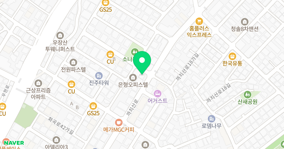 루체쓰리 위치 지도 - 서울특별시 서울특별시 강서구 화곡동 29-42