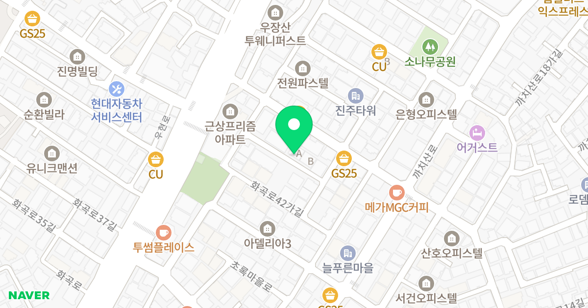 (24-103) 위치 지도 - 서울특별시 서울특별시 강서구 화곡동 24-103