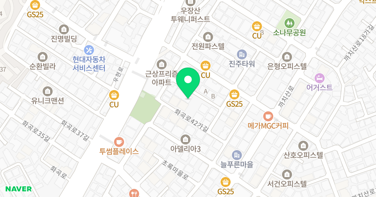 송원오피스텔 위치 지도 - 서울특별시 서울특별시 강서구 화곡동 24-122
