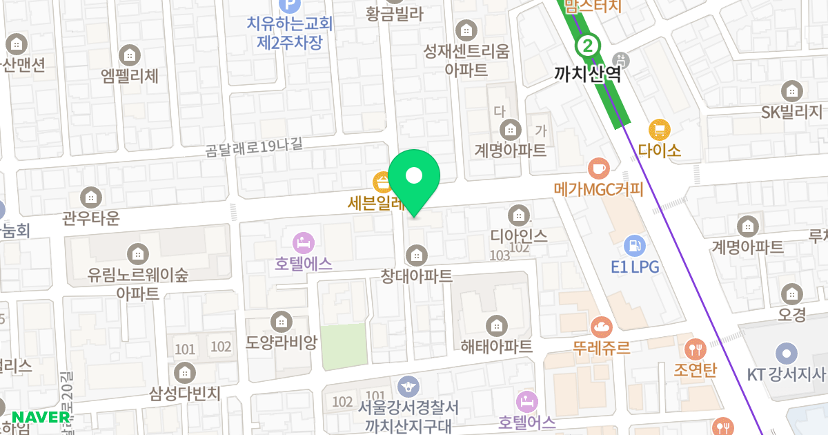 GM Valley 위치 지도 - 서울특별시 서울특별시 강서구 화곡동 899-27