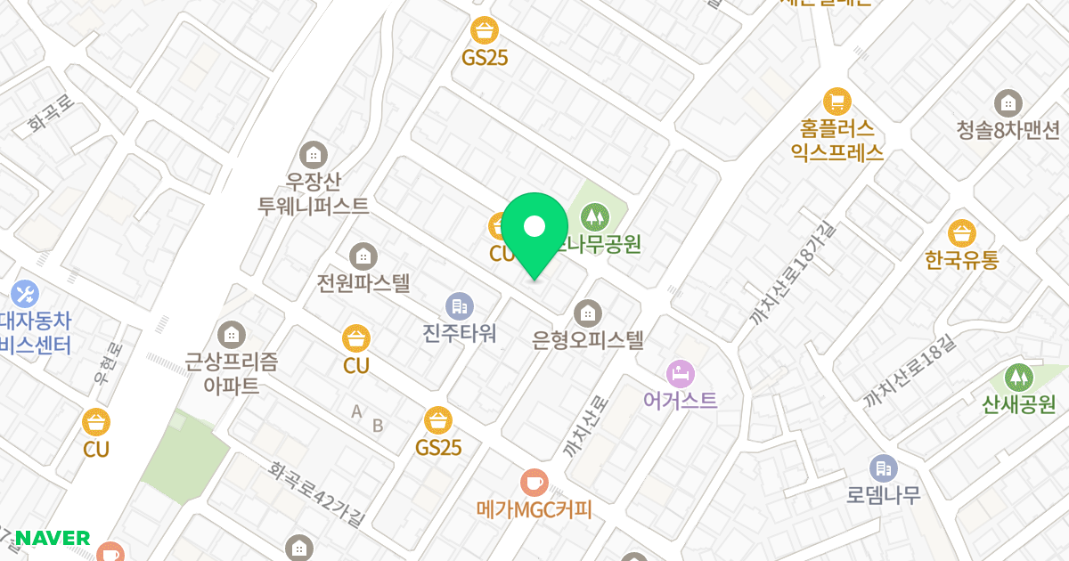 동인오피스텔 위치 지도 - 서울특별시 서울특별시 강서구 화곡동 29-39