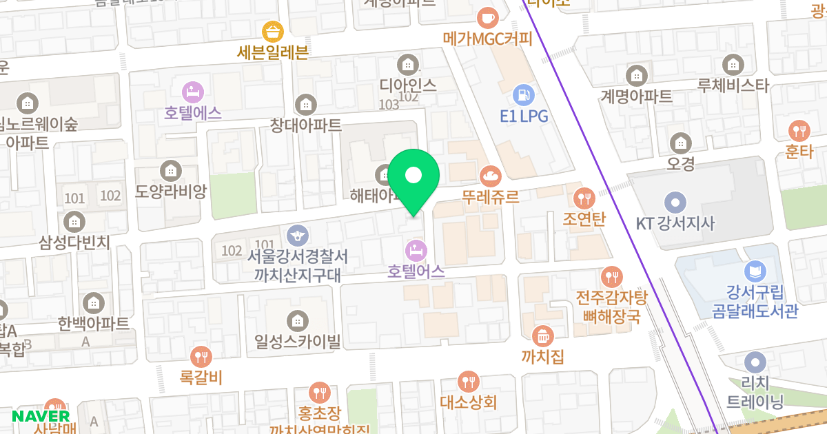 네스트인 위치 지도 - 서울특별시 서울특별시 강서구 화곡동 901-1