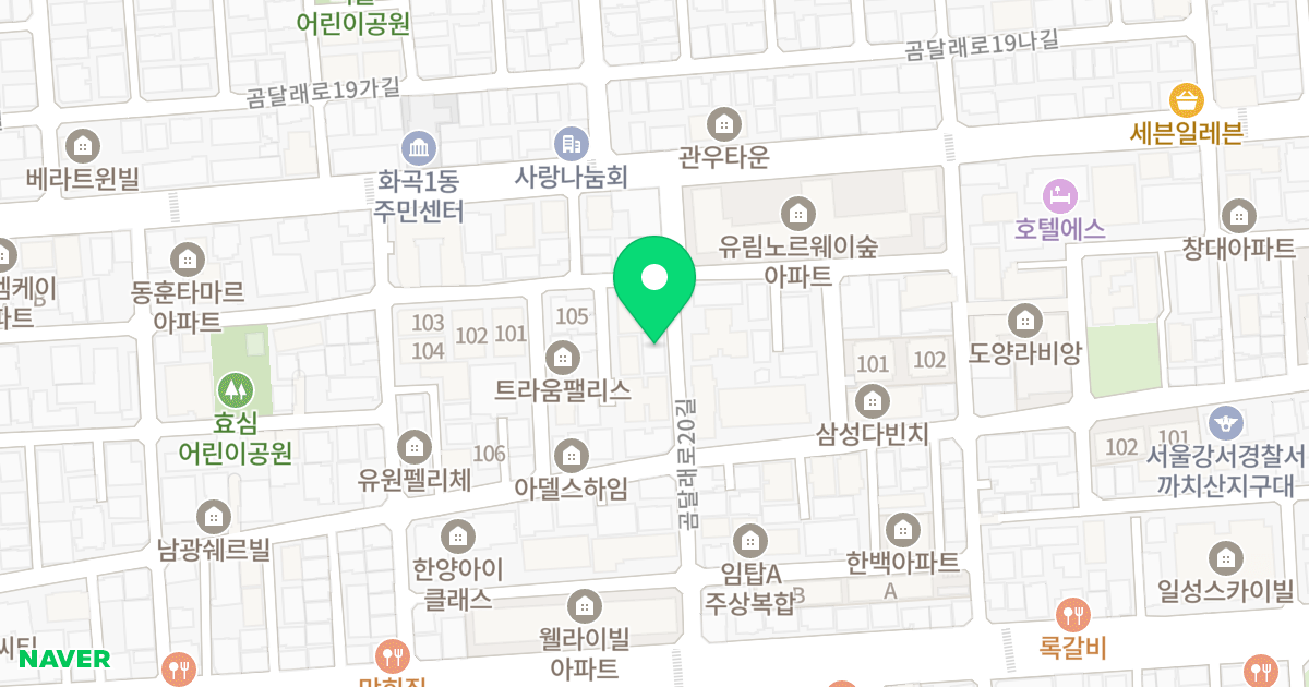 (925-3) 위치 지도 - 서울특별시 서울특별시 강서구 화곡동 925-3