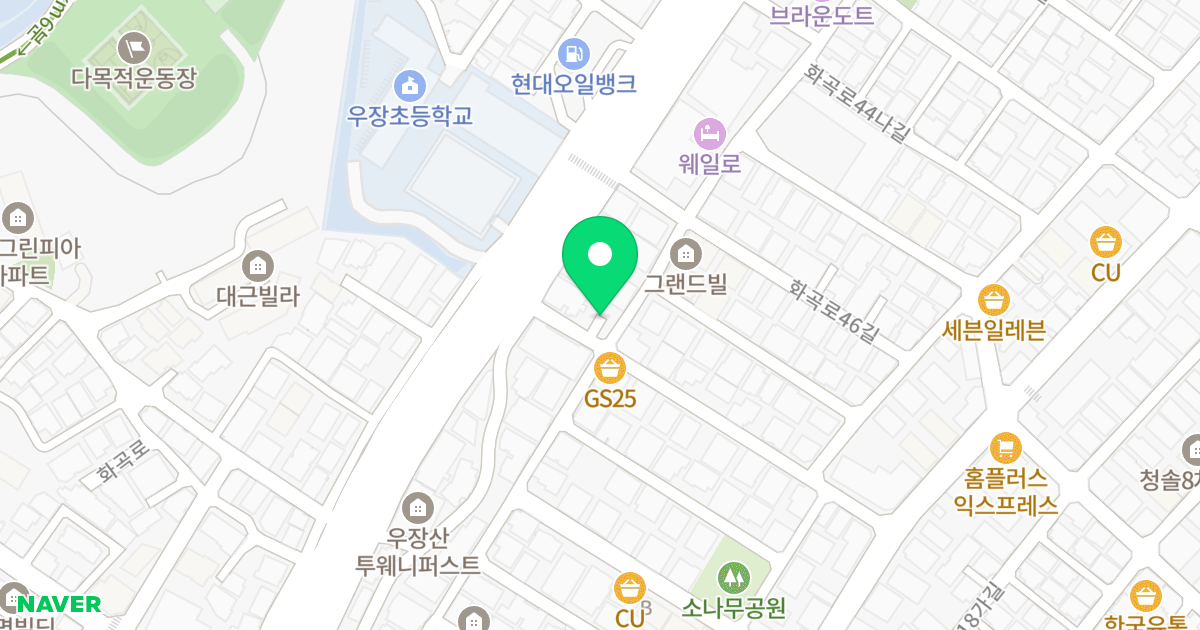 강서파크뷰 투웨니퍼스트 위치 지도 - 서울특별시 서울특별시 강서구 화곡동 24-18