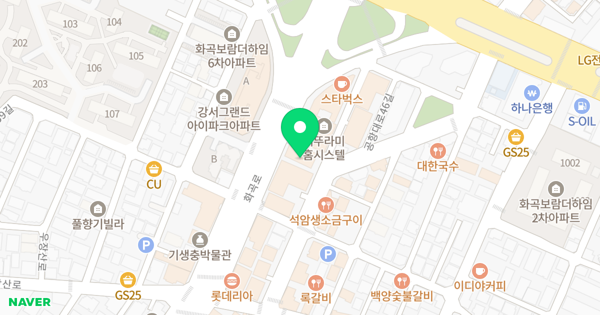 경동엠파이어스테이트 위치 지도 - 서울특별시 서울특별시 강서구 화곡동 1111-3