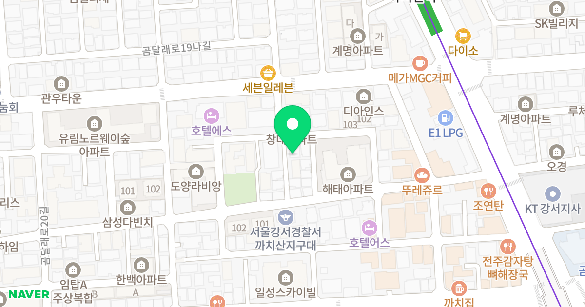 (900-30) 위치 지도 - 서울특별시 서울특별시 강서구 화곡동 900-30