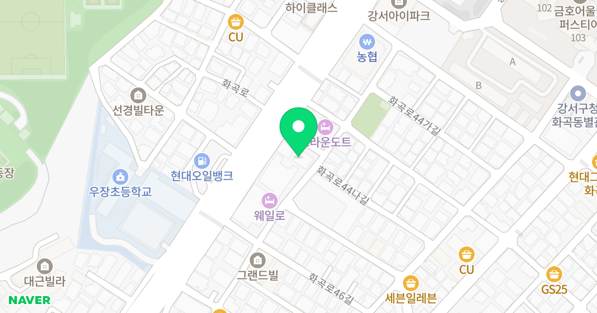 글로벌MJ9 위치 지도 - 서울특별시 서울특별시 강서구 화곡동 982-11