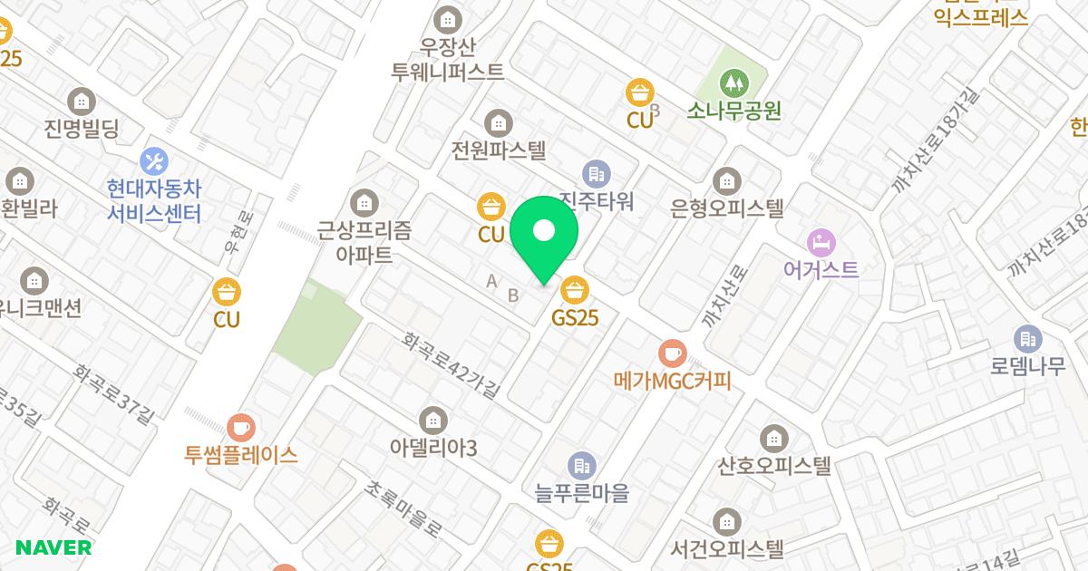 (24-106) 위치 지도 - 서울특별시 서울특별시 강서구 화곡동 24-106