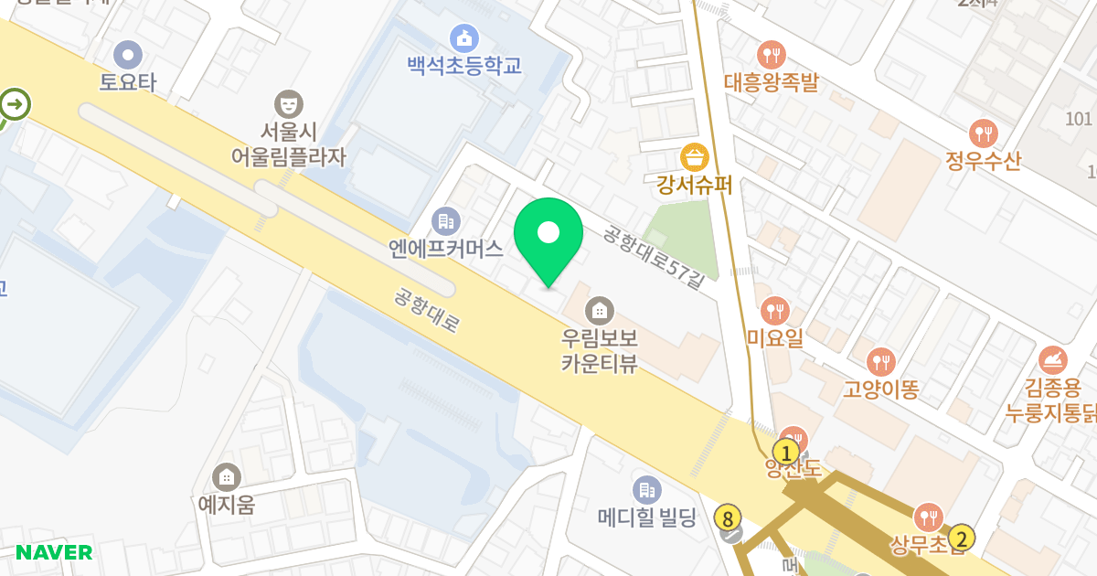 더프라임 위치 지도 - 서울특별시 서울특별시 강서구 등촌동 649-12