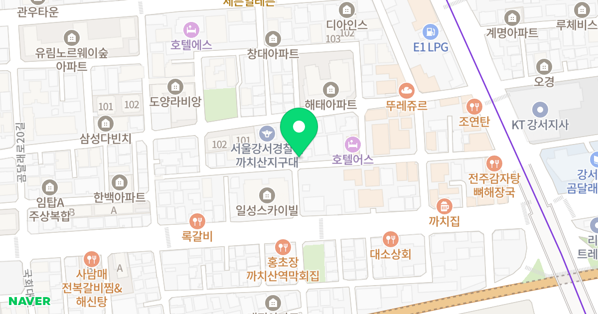 (901-5) 위치 지도 - 서울특별시 서울특별시 강서구 화곡동 901-5