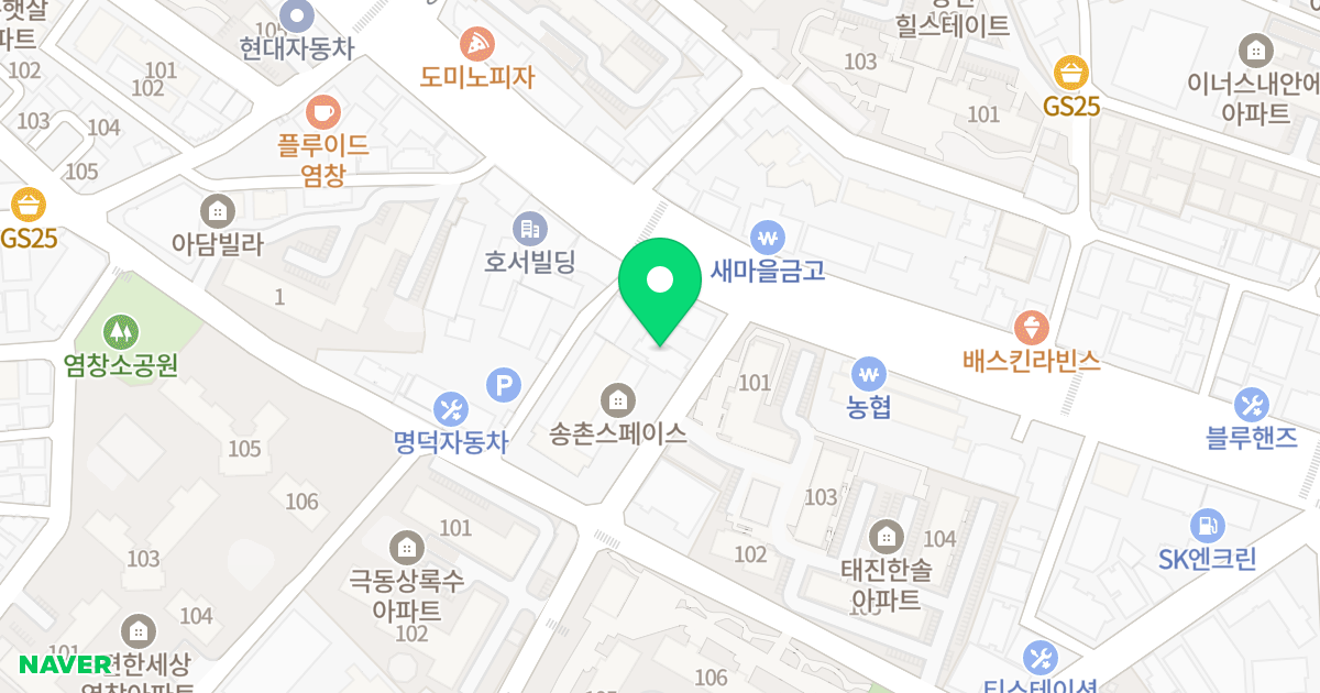 염창이레타워벨리스 위치 지도 - 서울특별시 서울특별시 강서구 염창동 264-16