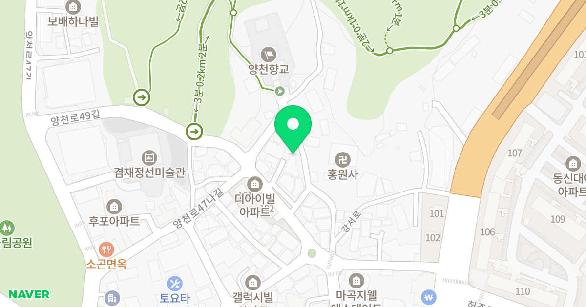 아트리버빌 5차 위치 지도 - 서울특별시 서울특별시 강서구 가양동 237-1