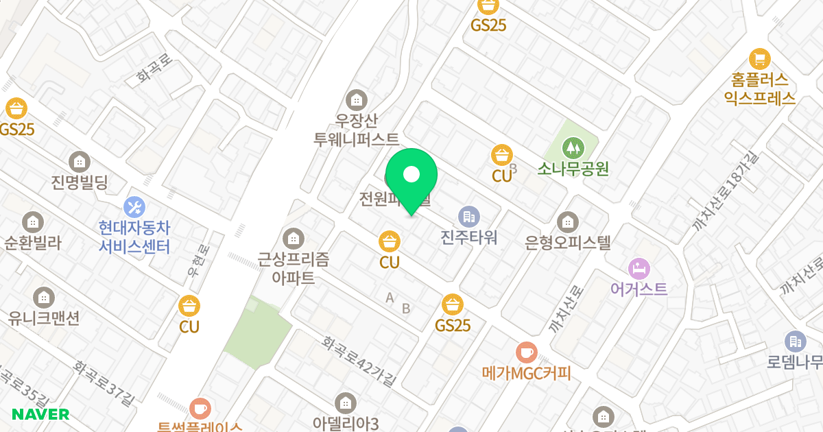 줄리엣오피스텔 위치 지도 - 서울특별시 서울특별시 강서구 화곡동 24-79