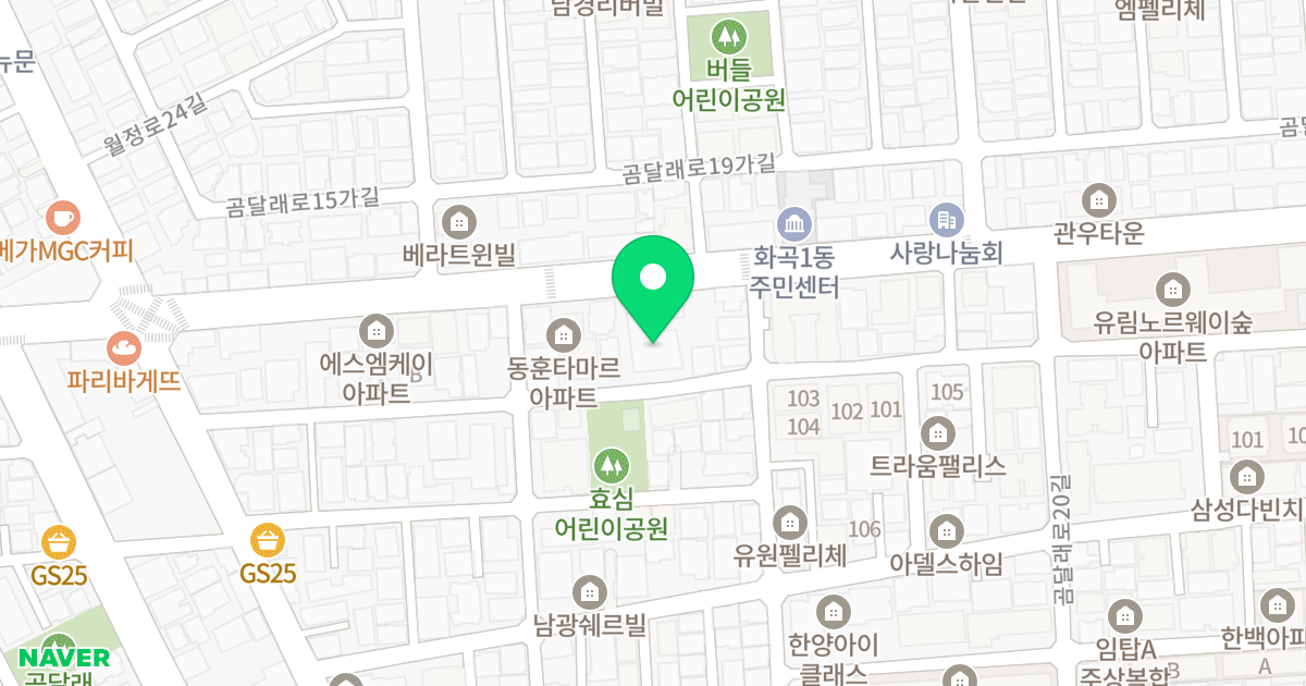 화곡SJ라벨라 위치 지도 - 서울특별시 서울특별시 강서구 화곡동 921-6