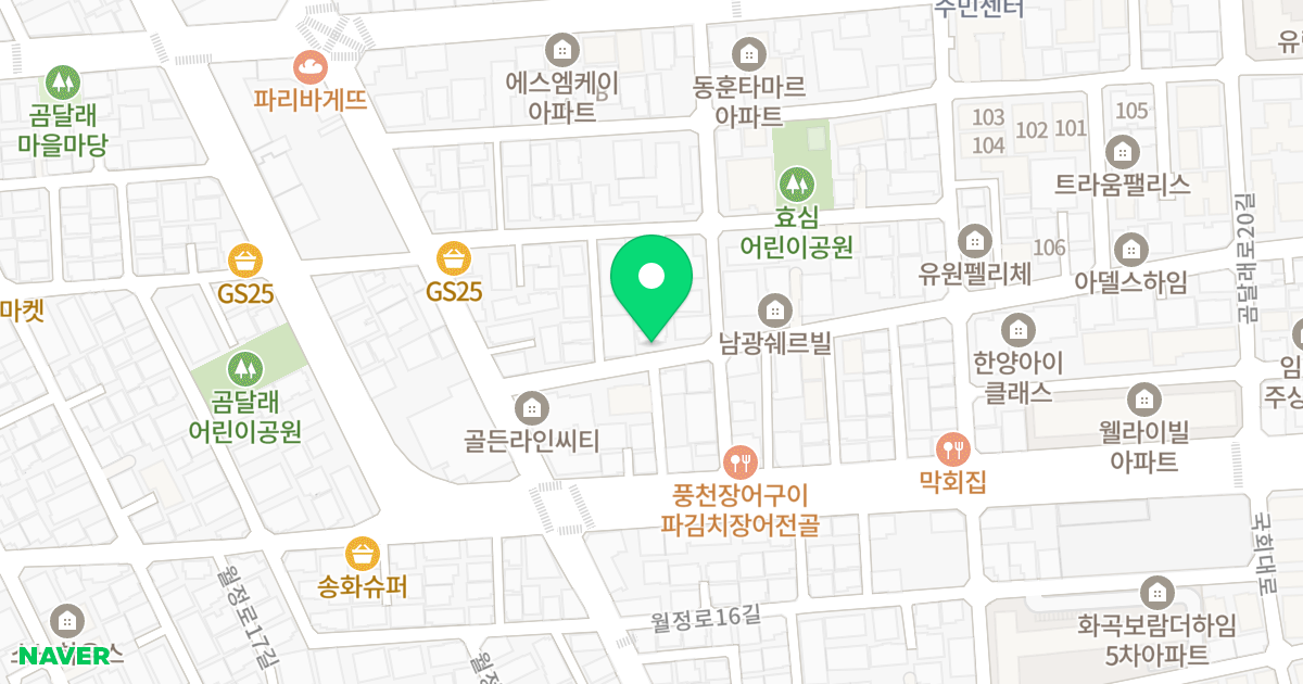 (936-5) 위치 지도 - 서울특별시 서울특별시 강서구 화곡동 936-5
