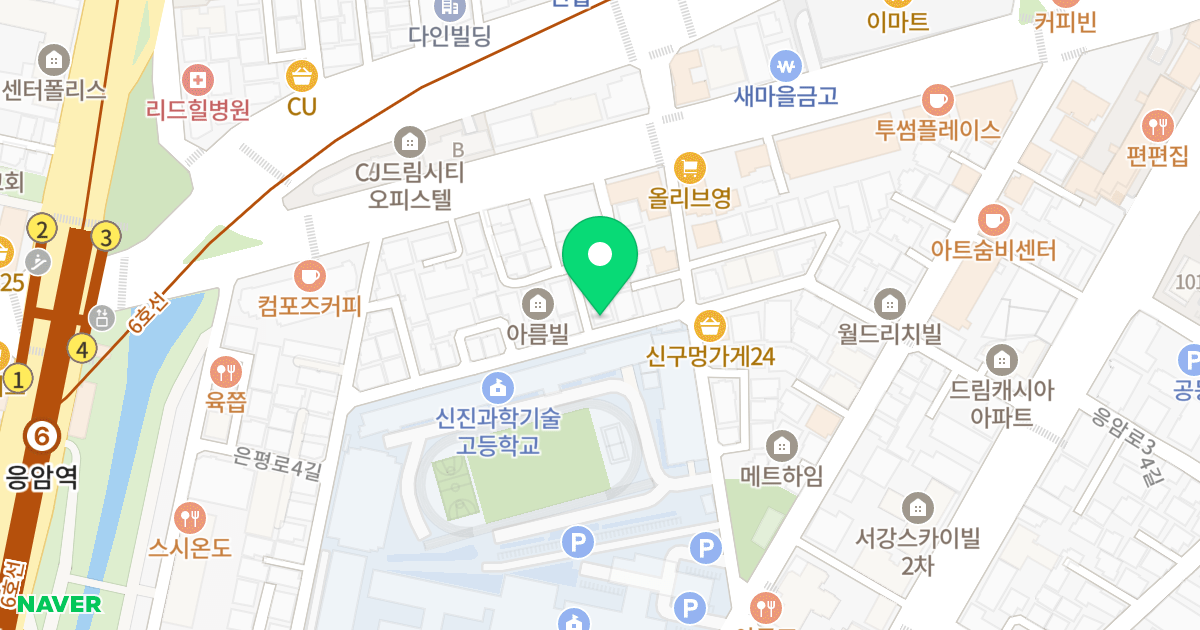 대신텔 위치 지도 - 서울특별시 은평구 은평로6길 8-6