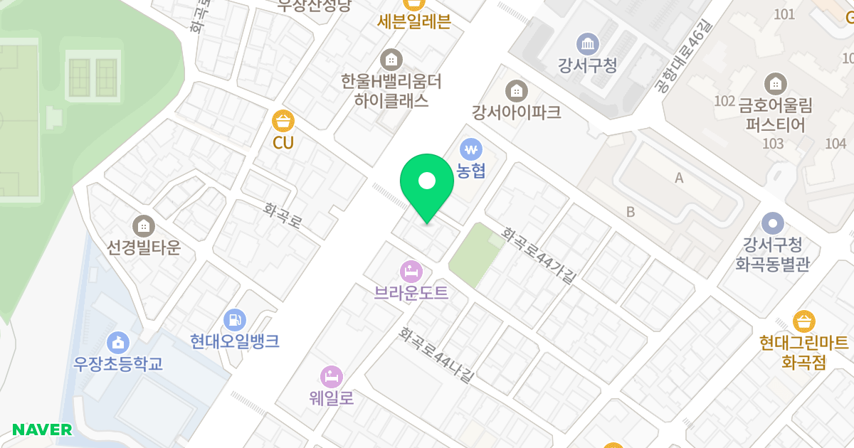 포엠빌 화곡1차 위치 지도 - 서울특별시 서울특별시 강서구 화곡동 981-10