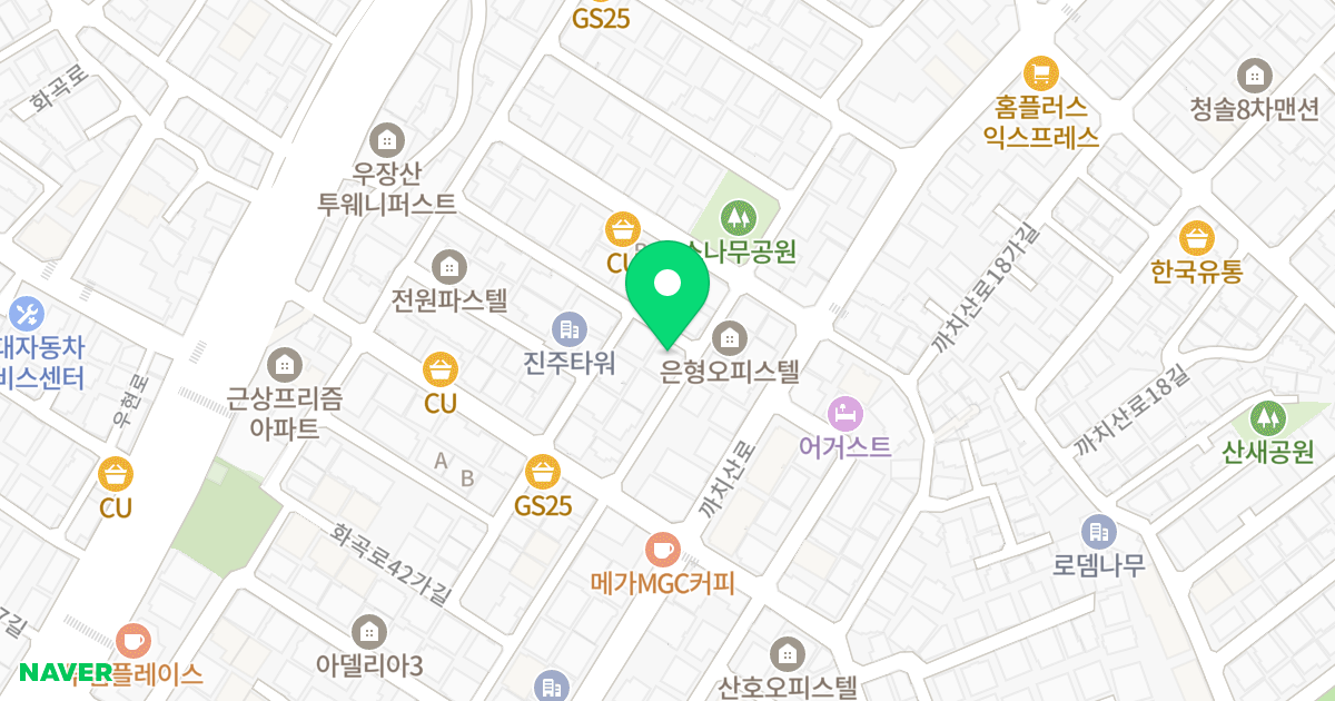 화성오피스텔 위치 지도 - 서울특별시 서울특별시 강서구 화곡동 27-8