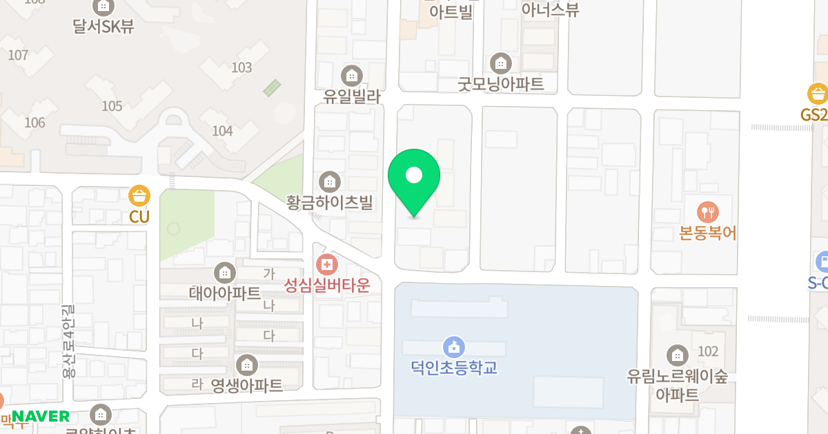 (415) 위치 지도 - 대구광역시 달서구 구마로11길 50