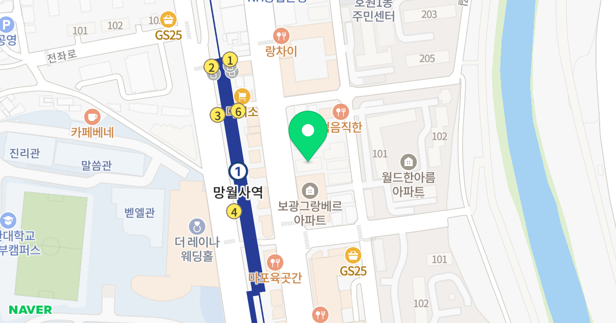 정은펠리체 위치 지도 - 경기도 의정부시  208