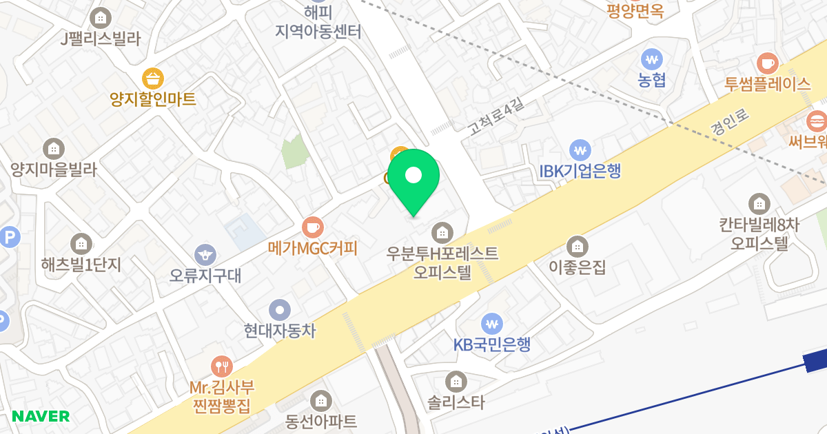 아우레아 위치 지도 - 서울특별시 서울특별시 구로구 오류동 6-317