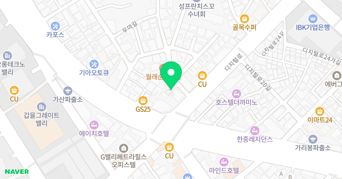 라티 포레스트 위치 지도 - 서울특별시 서울특별시 구로구 가리봉동 127-9