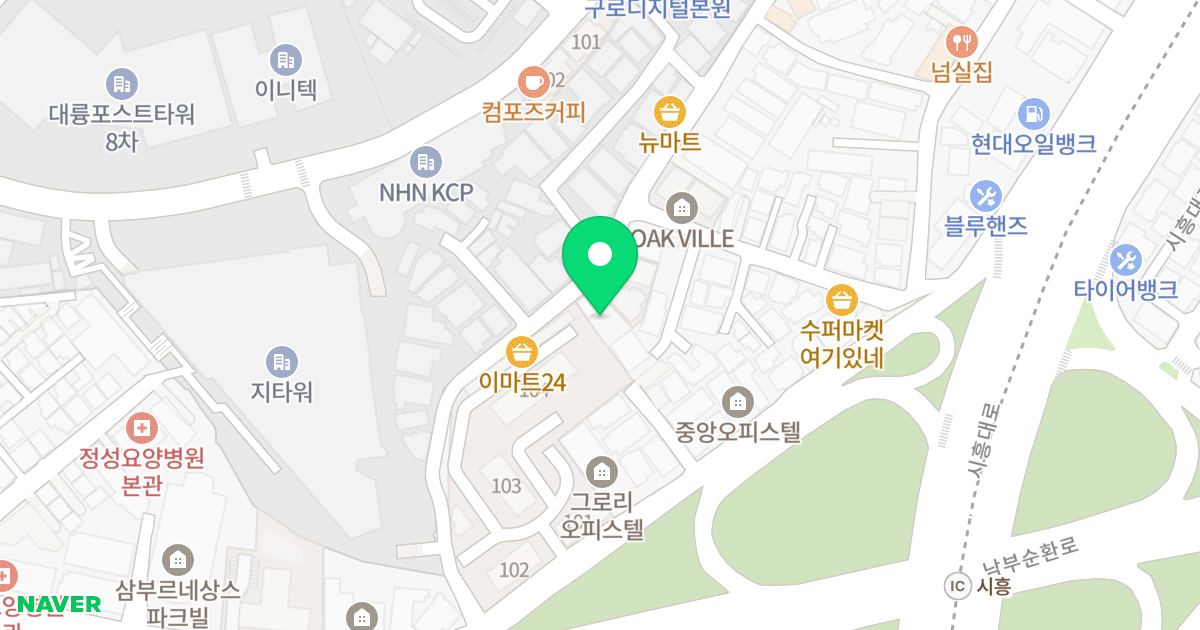 (1132-46) 위치 지도 - 서울특별시 서울특별시 구로구 구로동 1132-46